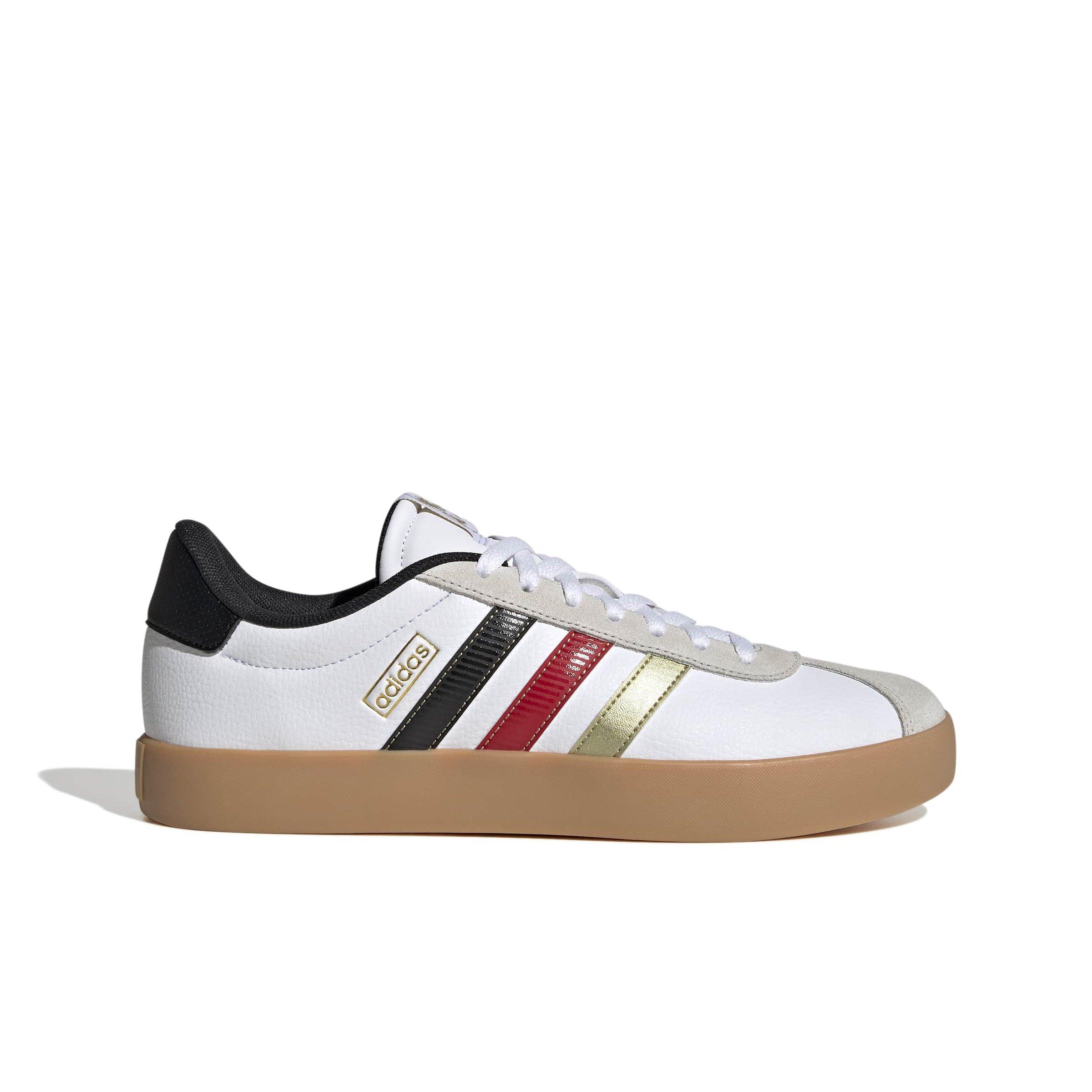 adidas VL Court 3.0 "Ftwr White/Core Black/Gold Metallic" Men's Shoe - WHITE/BLACK/GOLD